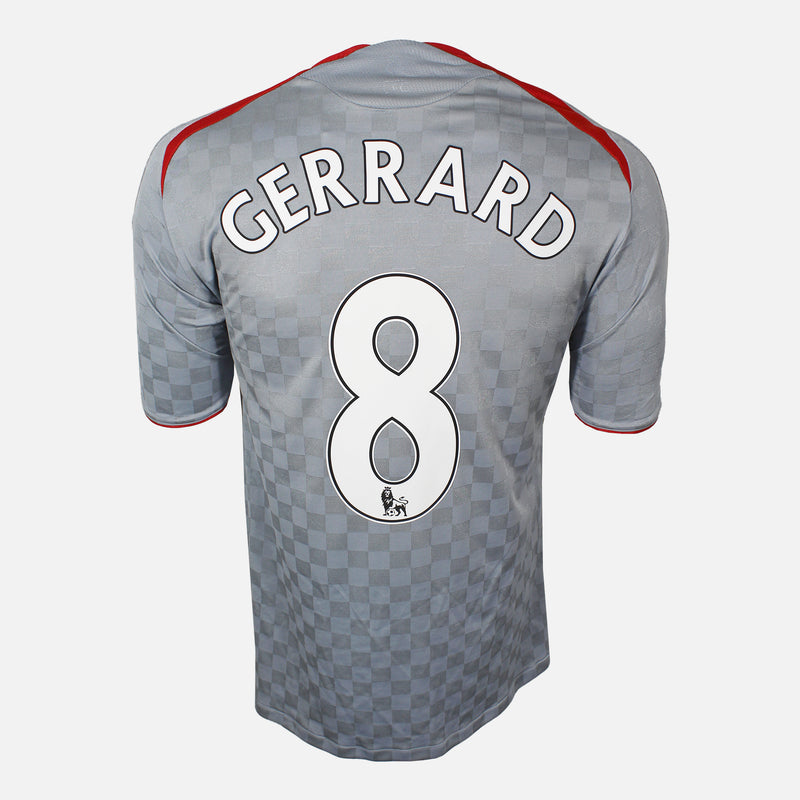 2008-09 Liverpool Away Shirt Gerrard 8 [Good] XL