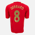 2005-06 Liverpool Home Shirt Gerrard 8 [Excellent] M