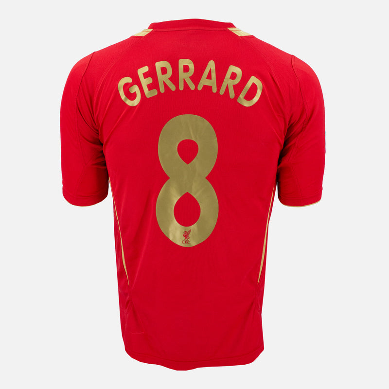 2005-06 Liverpool Home Shirt Gerrard 8 [Excellent] M