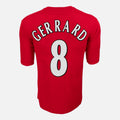 2004-06 Liverpool Home Shirt Gerrard 8 [Excellent] L