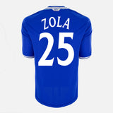 1999-01 Chelsea Home Shirt Zola 25 [Excellent] XL