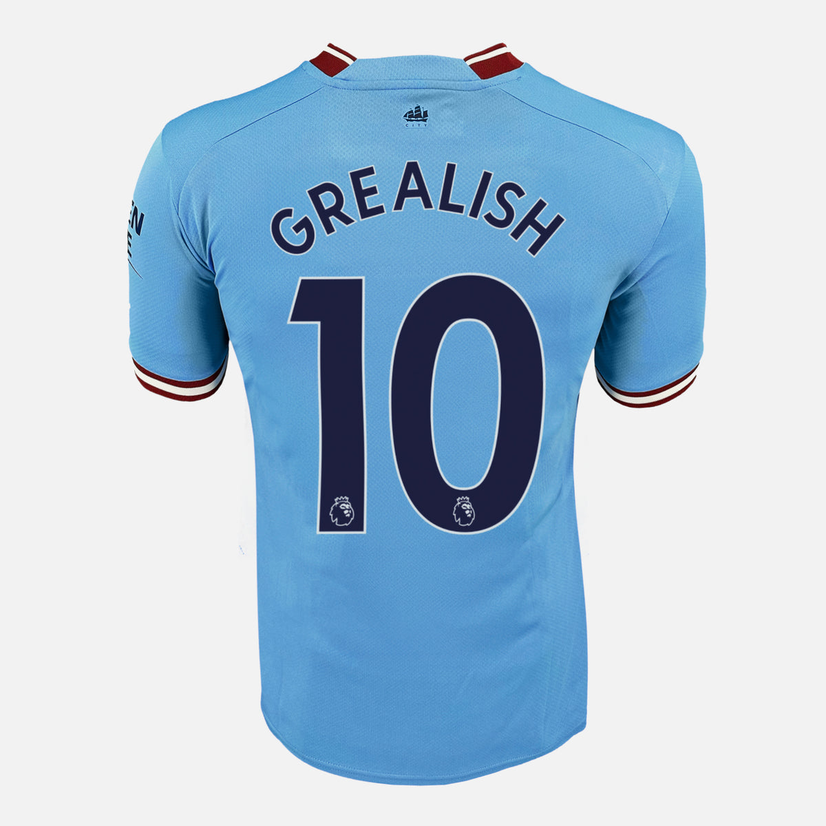 2022-23 Manchester City Home Shirt Grealish 10 Treble [New] XXL — Original and official Manchester City shirt, brand new with tags | The Vault