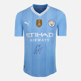 Framed Jack Grealish Signed Manchester City Shirt 2023-24 [Classic]