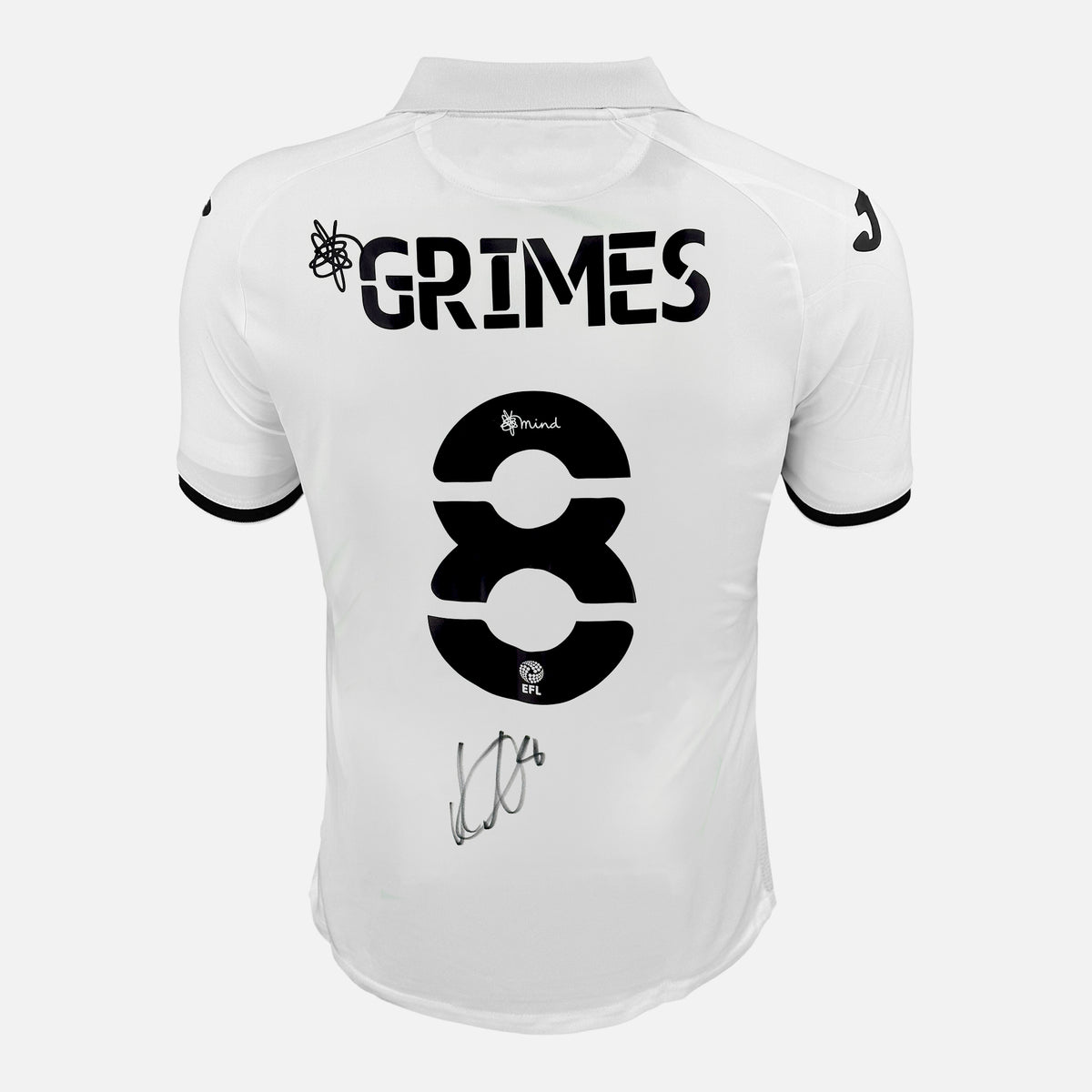 Matt Grimes Signed Swansea City Shirt 2022-23 Home [8] — Swansea City signed shirt from the 2022 to 2023 season | The Vault