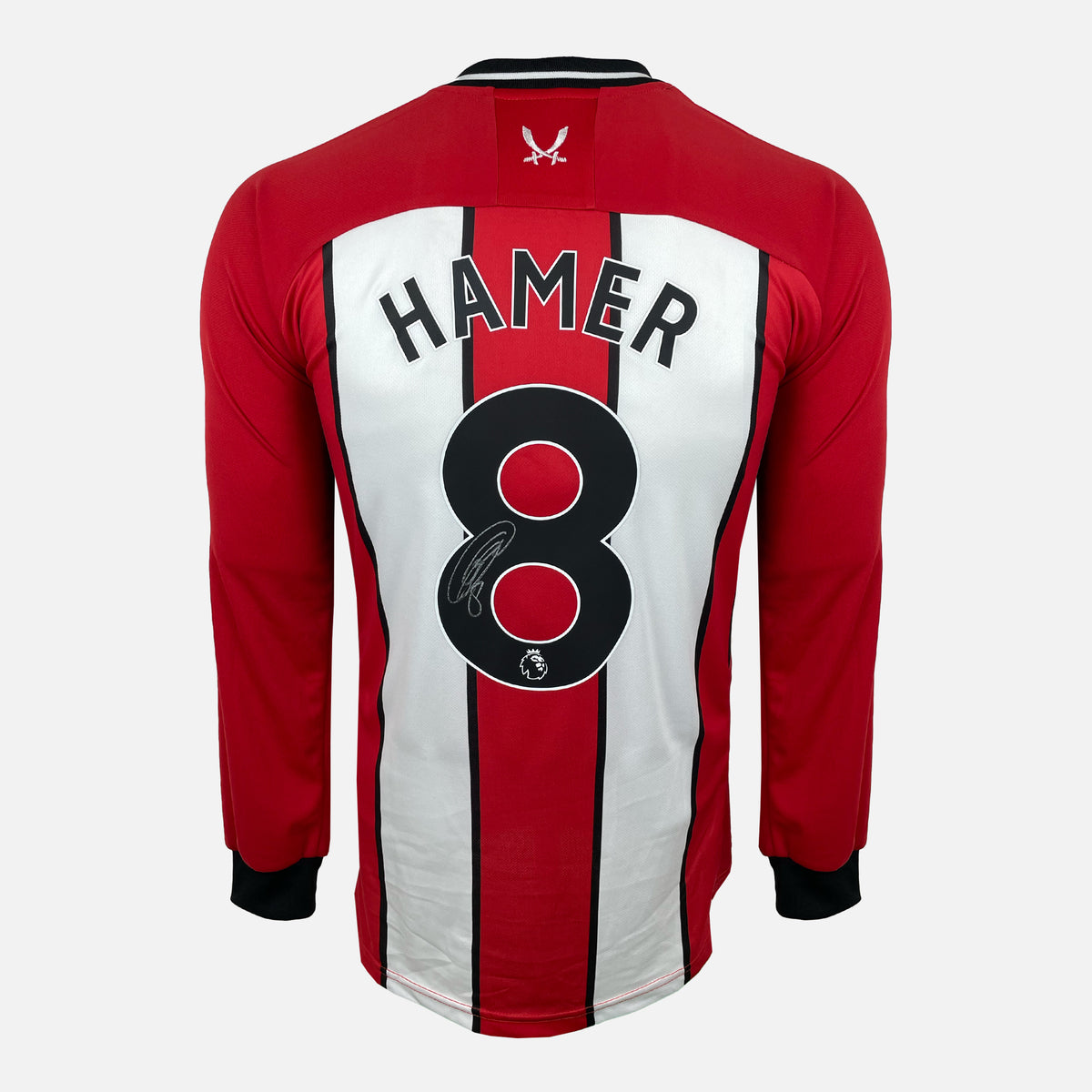 Gustavo Hamer Signed Sheffield United Shirt 2023-24 Home [16] — Sheffield United signed shirt from the 2023 to 2024 season | The Vault