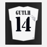 Framed Guti Signed Shirt, Real Madrid, White Home [Lite]