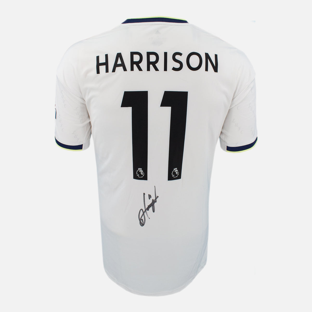 Jack Harrison Signed Leeds United Shirt 2022-23 Home [11] — Leeds United signed shirt from the 2022 to 2023 season | The Vault