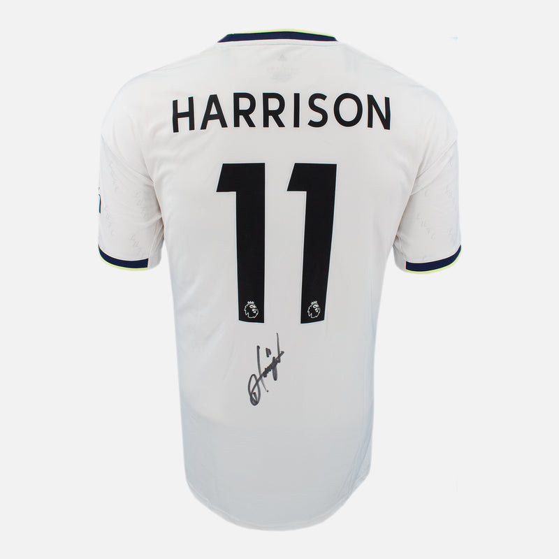 Framed Jack Harrison Signed Leeds United Shirt 2022-23 Home [Mini]