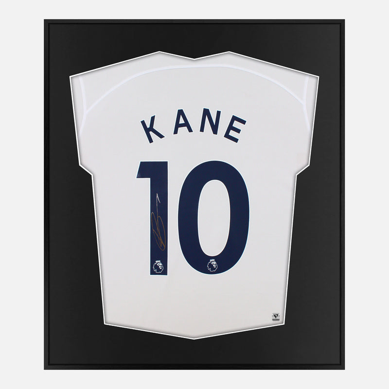 Framed Harry Kane Signed Tottenham Hotspur Shirt Home 2022-23 [Mini]
