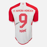 Framed Harry Kane Signed Bayern Munich Shirt Away 2023-24 [Classic]