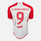 Framed Harry Kane Signed Shirt, Bayern Munich Home 9 [Lite]