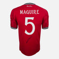 Harry Maguire Signed Manchester United Shirt 2025-26 Home [5]
