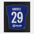Framed Havertz Signed Shirt, Chelsea Champions League Final [Lite]
