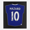 Framed Hazard Signed Shirt, Chelsea Home 10 [Lite]