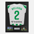 Framed Héctor Bellerín Signed Real Betis Shirt 2024-25 Home [Classic]