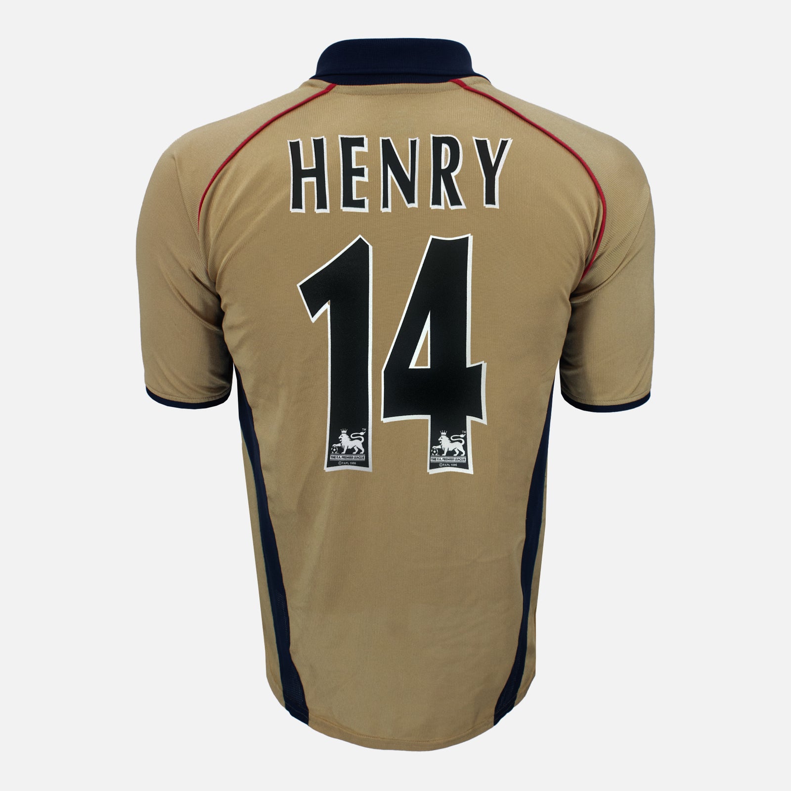 Maillot Arsenal Away 1999-2001 Henry XL - Occasion - Nike Jaune Manches Courtes