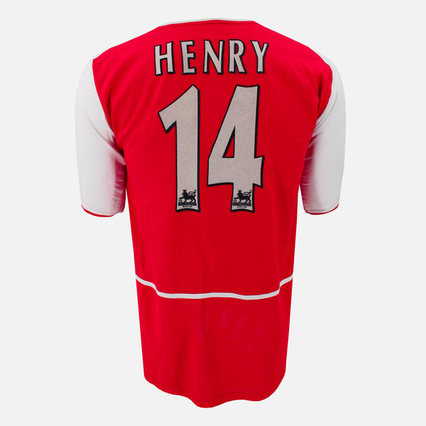 2002-04 Arsenal Home Shirt Henry 14 [Excellent] XL