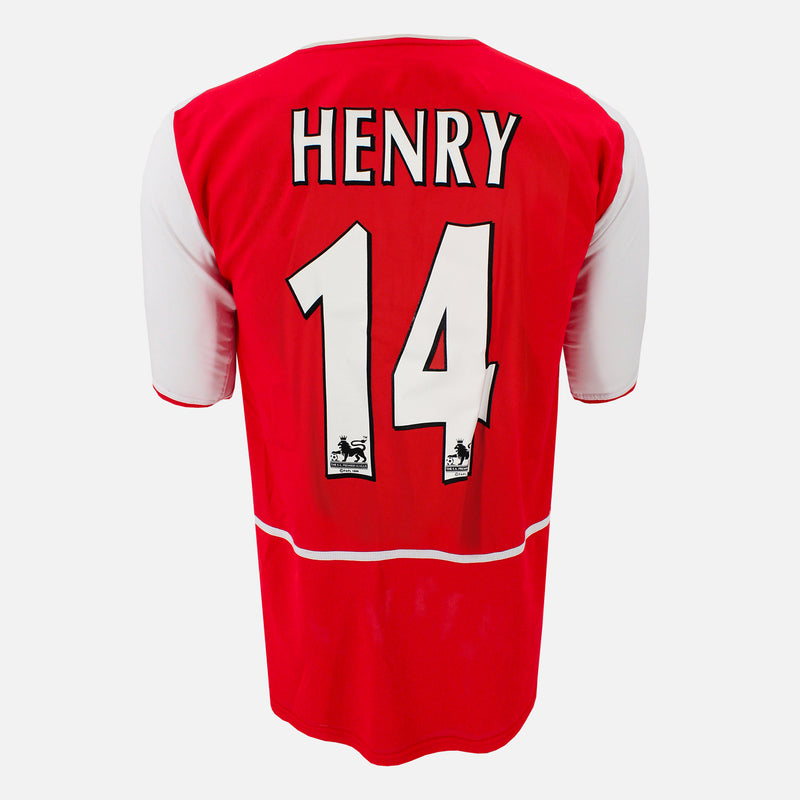 2002-04 Arsenal Home Shirt Henry 14 [Excellent] XXL