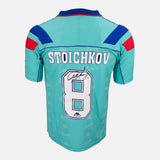 Hristo Stoichkov Signed Barcelona Shirt 1992-95 Away [8]