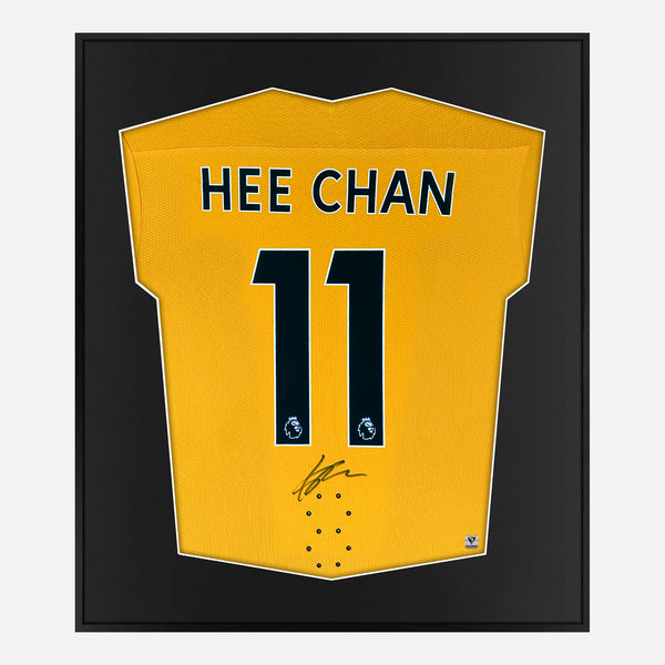 Framed Hwang Hee-Chan Signed Wolves Shirt 2022-23 [Mini]