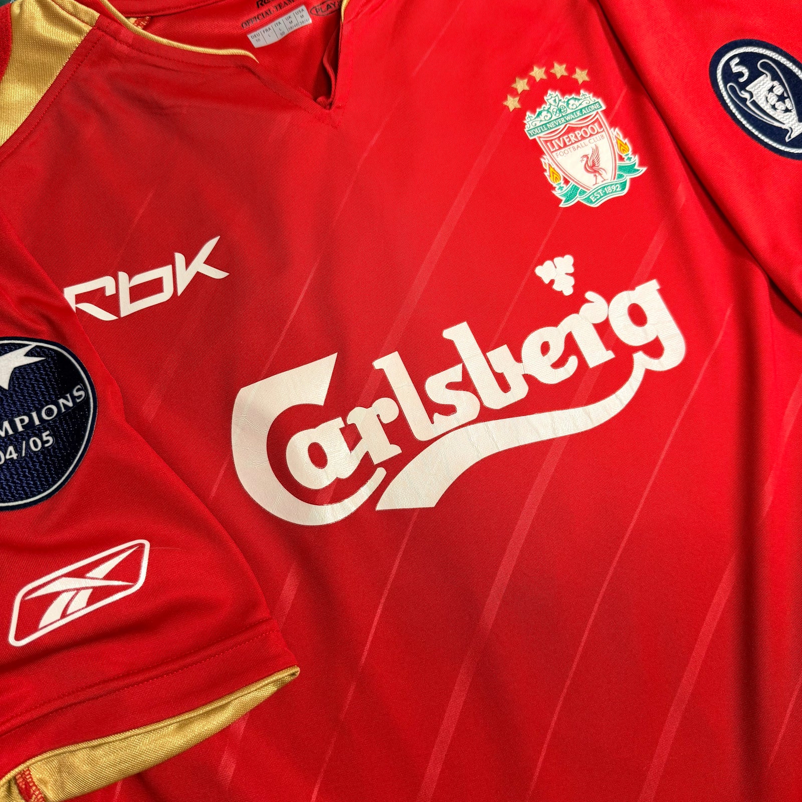 Liverpool 2005-06 Home Shirt Gerrard 8 | Reebok