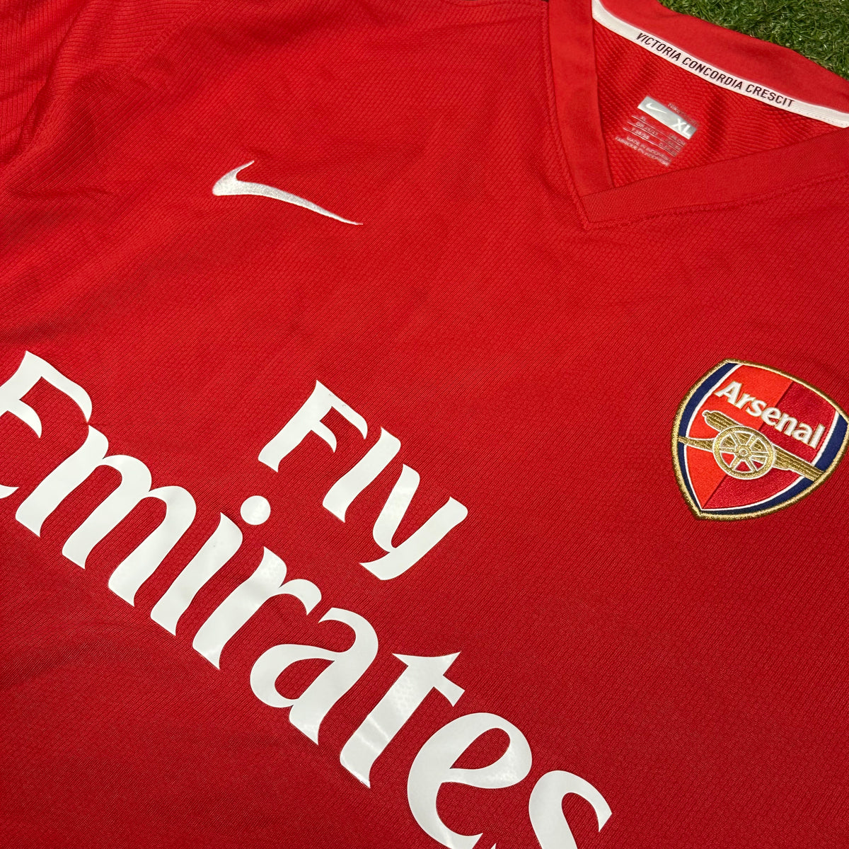 2008-10 Arsenal Home Shirt [Excellent] XL — Looking after your Arsenal Home jersey | The Vault