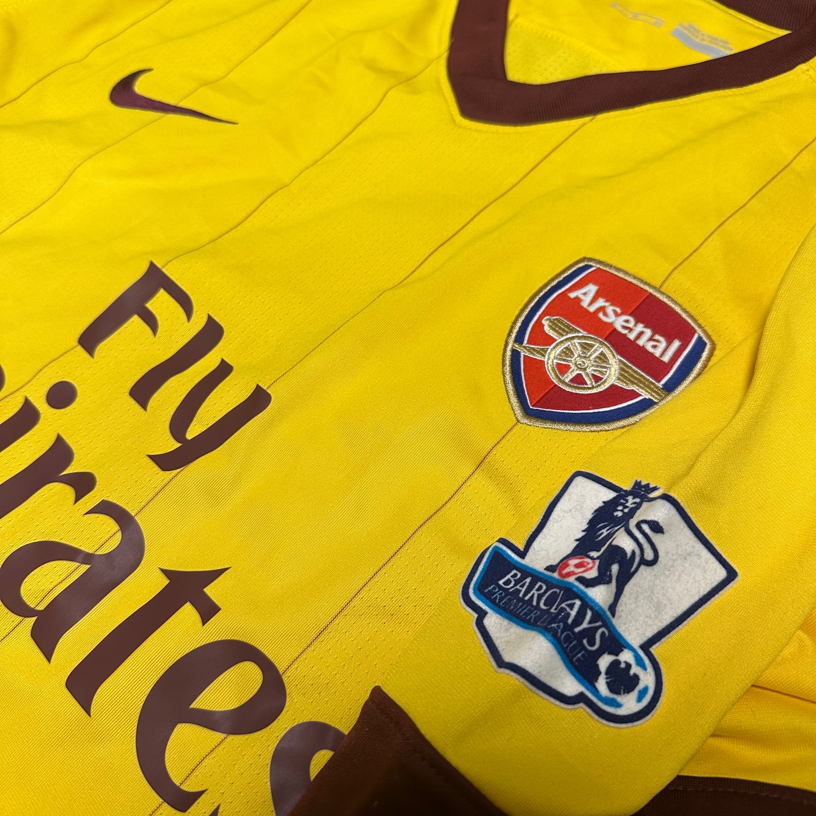 Arsenal 2010-13 Third Shirt | Nike Yellow