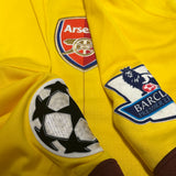 2010-13 Arsenal Away Shirt PL CL Badges [Perfect] XL