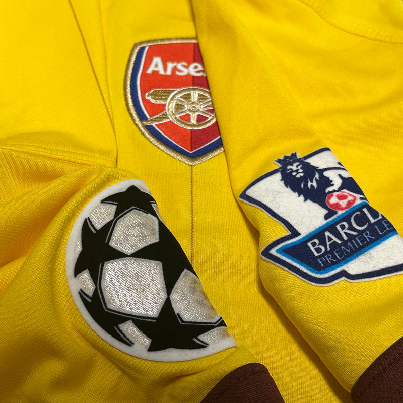2010-13 Arsenal Away Shirt PL CL Badges [Perfect] XL