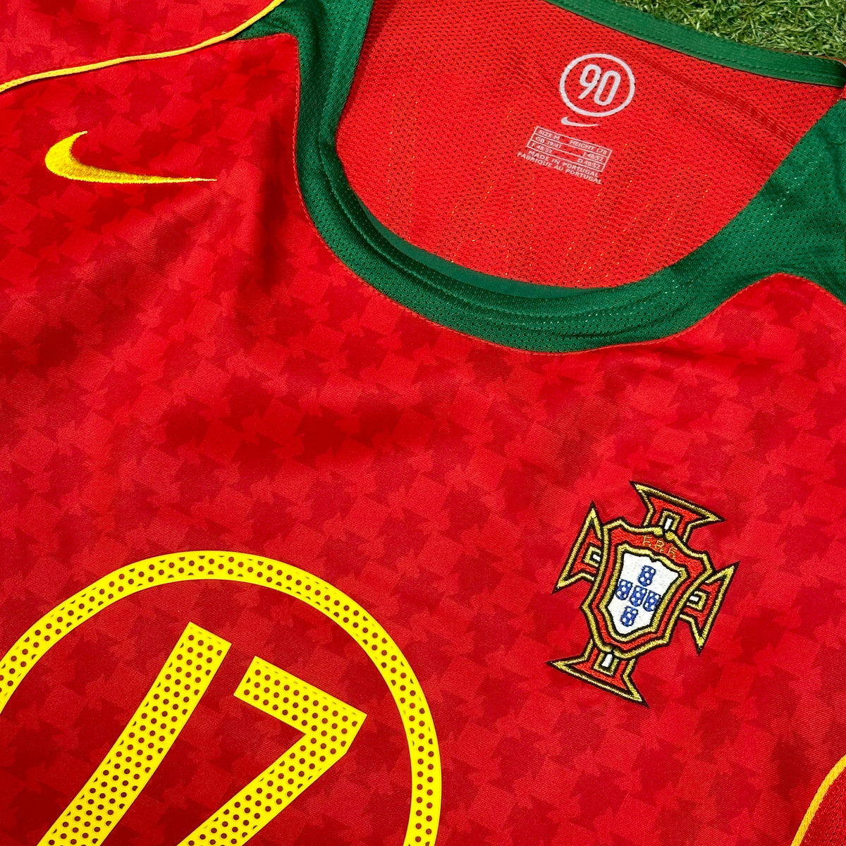 2004-06 Portugal Home Shirt Ronaldo 17 [Perfect] — Looking after your Portugal Home jersey | The Vault