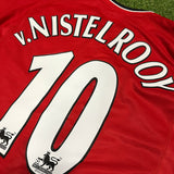 2000-02 Manchester United Home Shirt Van Nistelrooy 10 [Excellent] M