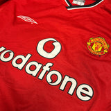 2000-02 Manchester United Home Shirt Van Nistelrooy 10 [Excellent] M