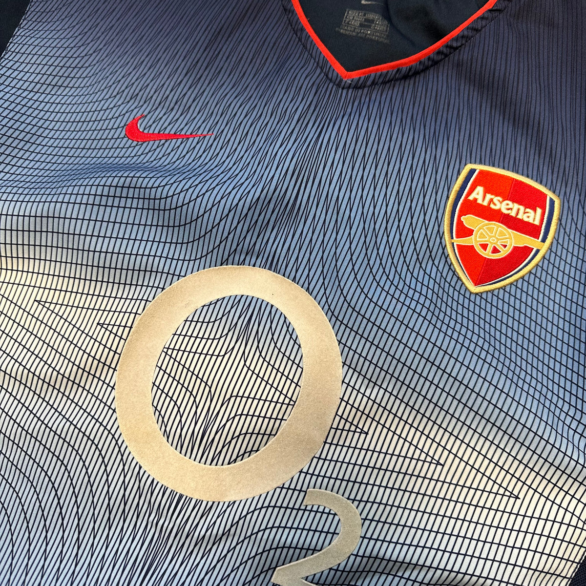 2002-03 Arsenal Away Shirt [Excellent] M — Looking after your Arsenal Away jersey | The Vault