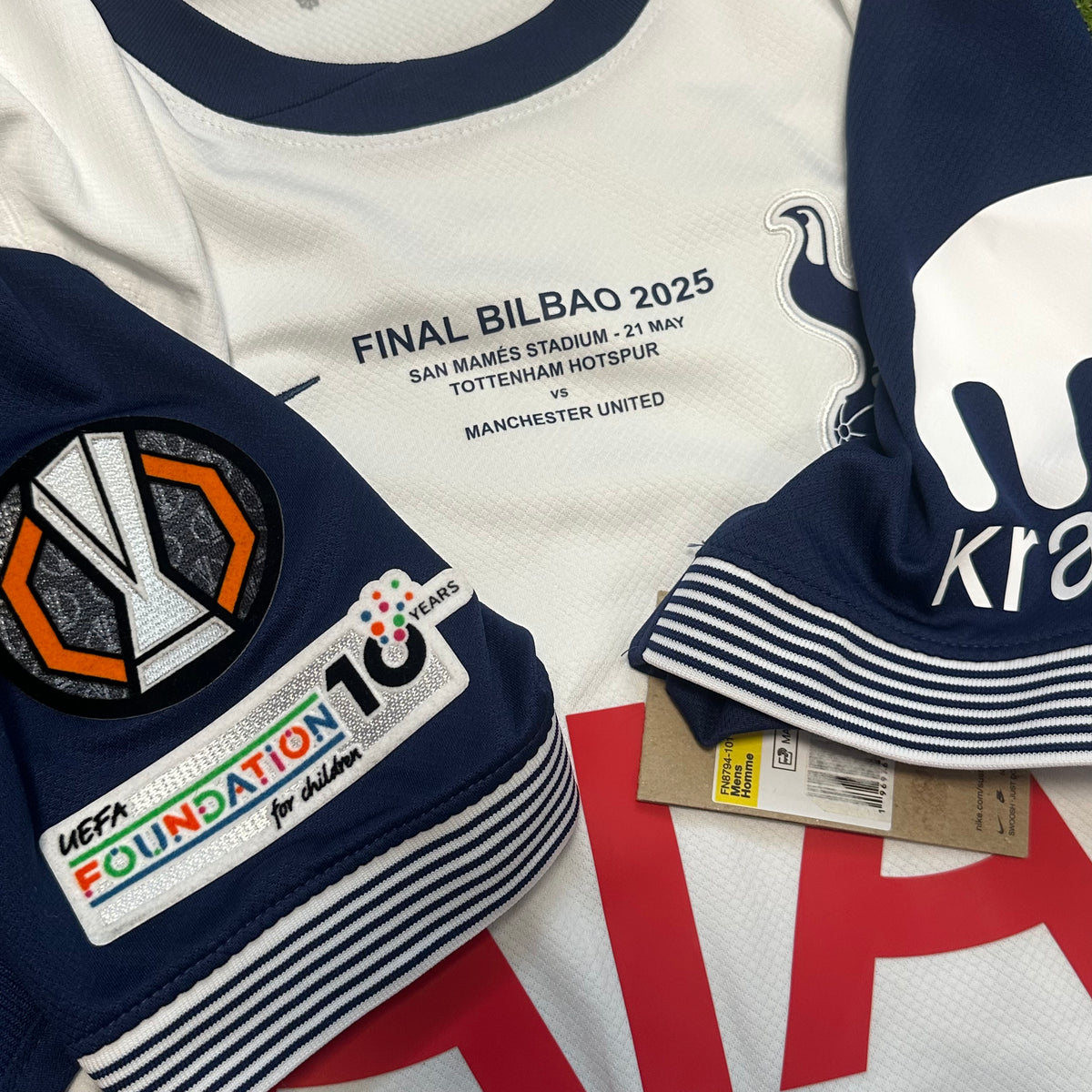2025 Tottenham Hotspur Home Europa League Final Shirt Bilbao [New] — Looking after your new Tottenham Hotspur Home shirt | The Vault