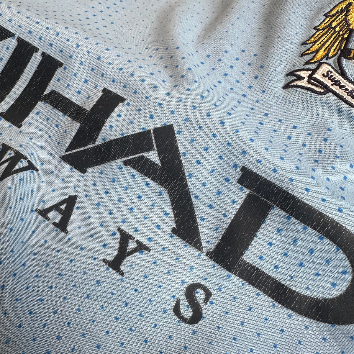 2011-12 Manchester City Home Shirt Aguero 16 [Good] L — Looking after your Manchester City Home jersey | The Vault