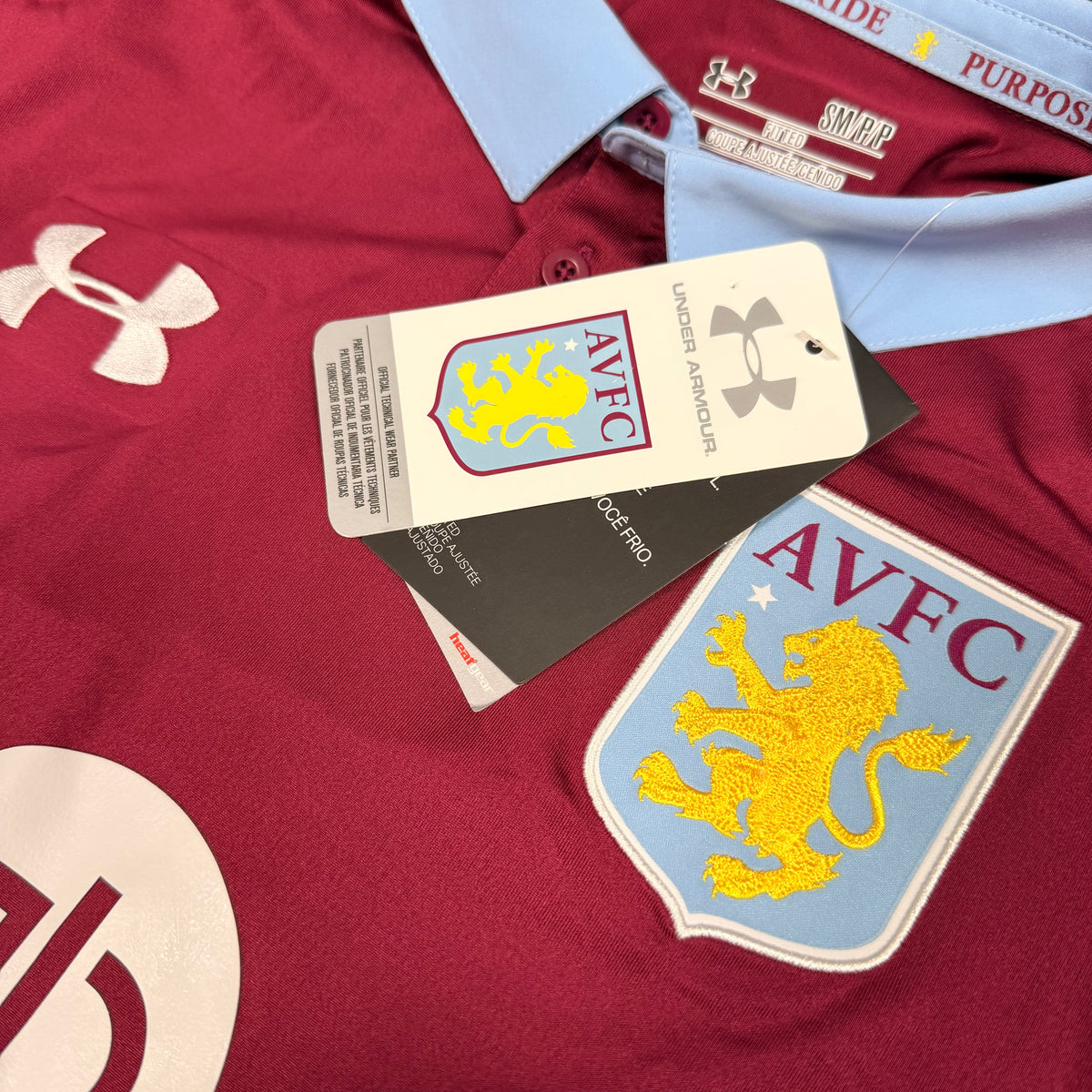 2016-17 Aston Villa Home Shirt [New] — Looking after your new Aston Villa football shirt | The Vault