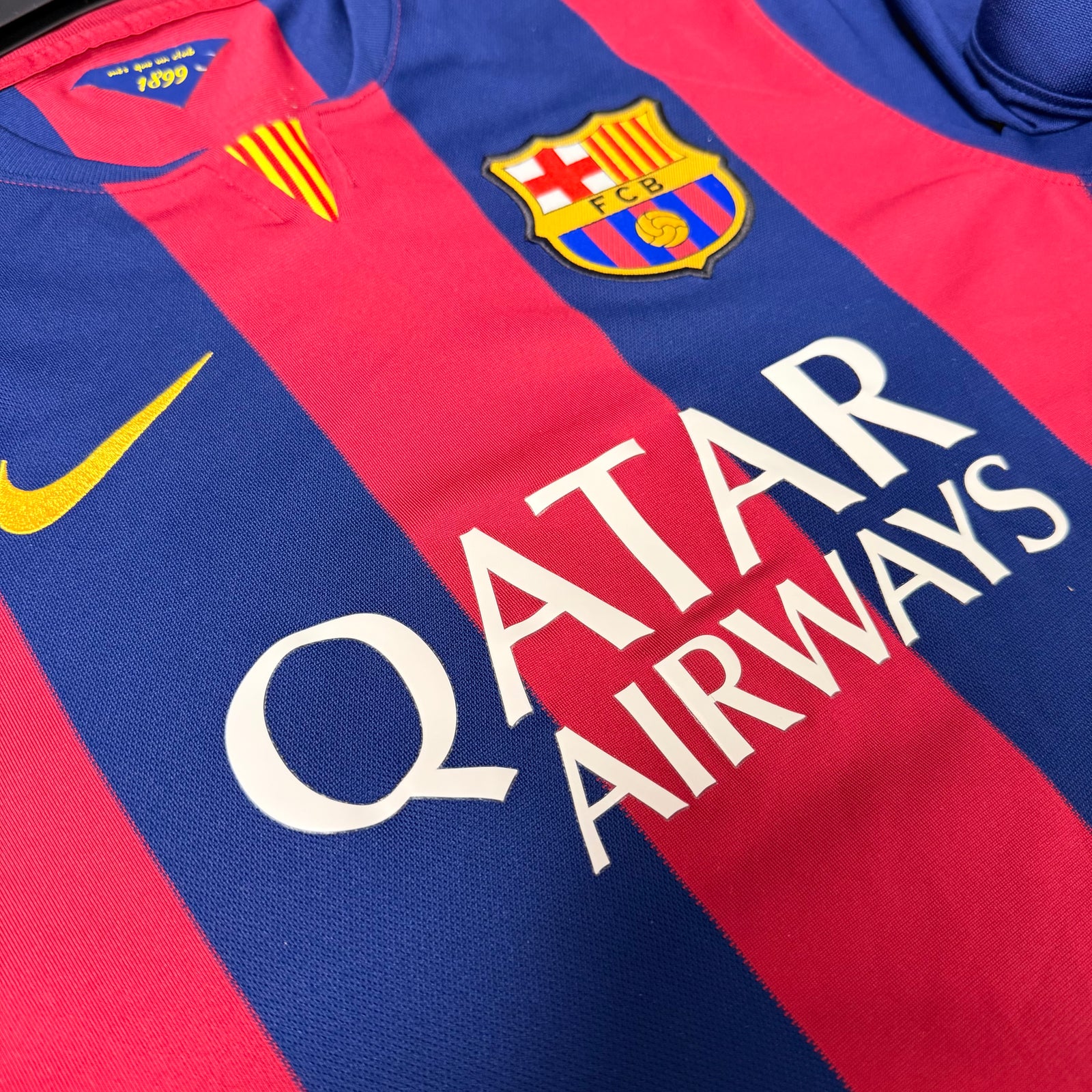 Barcelona 2014-15 Home Shirt Messi 10 | Nike Treble