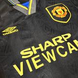1993-95 Manchester United Away Shirt Cantona 7 [Good] S