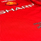 1996-98 Manchester United Home Shirt Beckham 10 [Good] XL