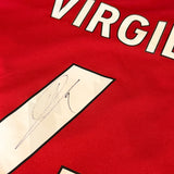 Framed Virgil Van Dijk Signed Liverpool Shirt Home [Classic]