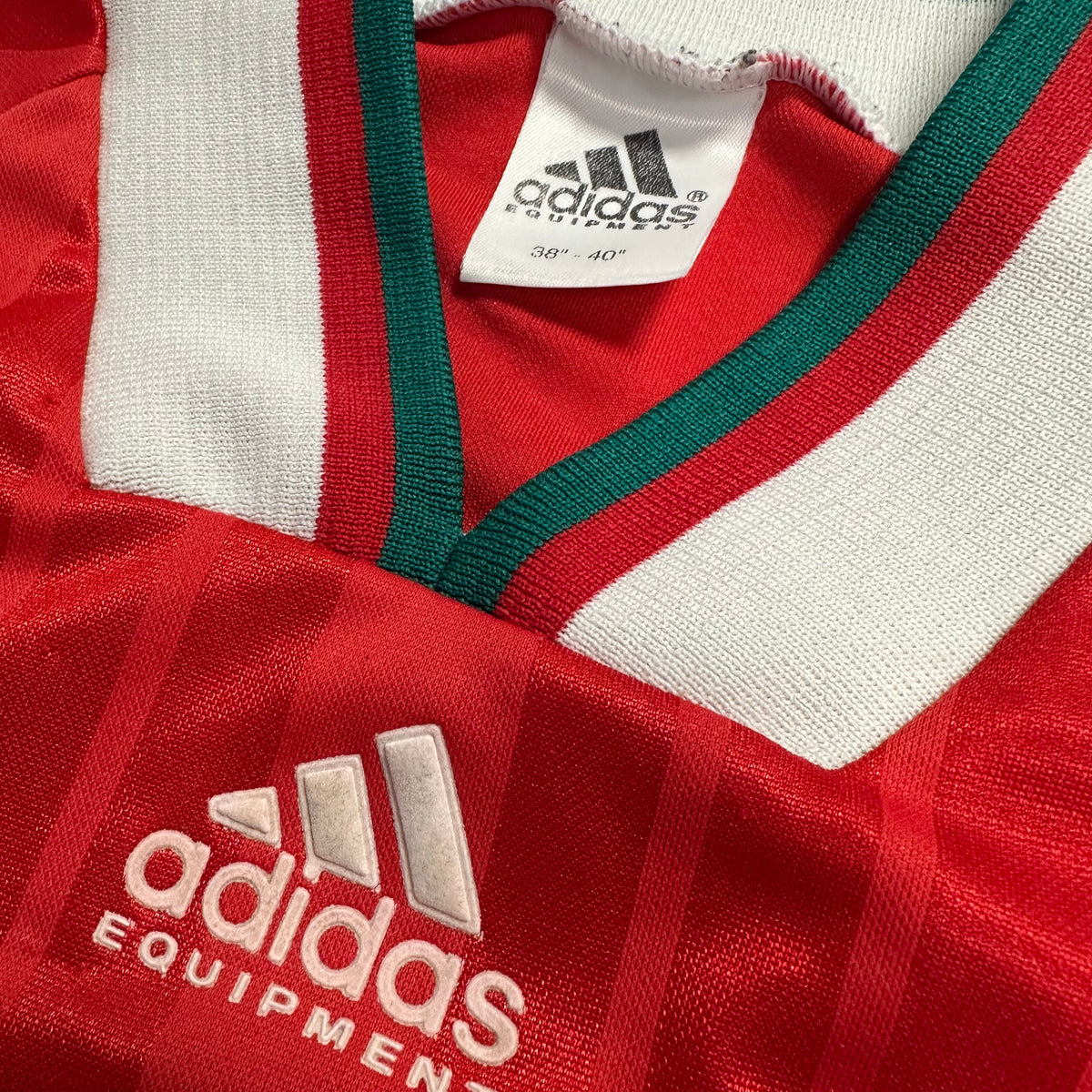 1993-95 Liverpool Home Shirt Adidas [Good] M — Looking after your Liverpool Home jersey | The Vault