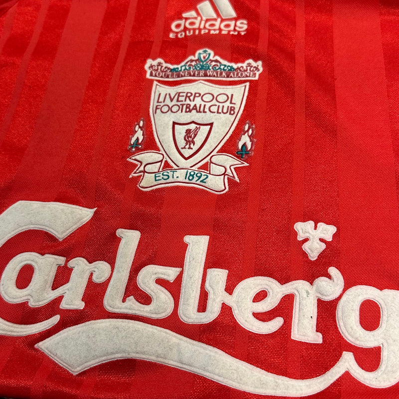 1993-95 Liverpool Home Shirt Adidas [Good] M