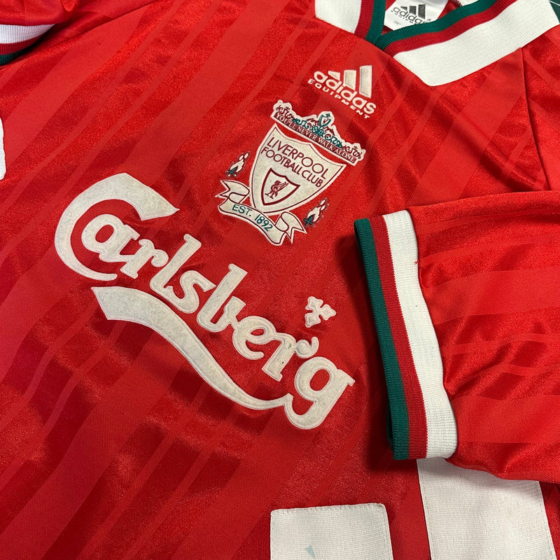 1993-95 Liverpool Home Shirt Adidas [Good] M