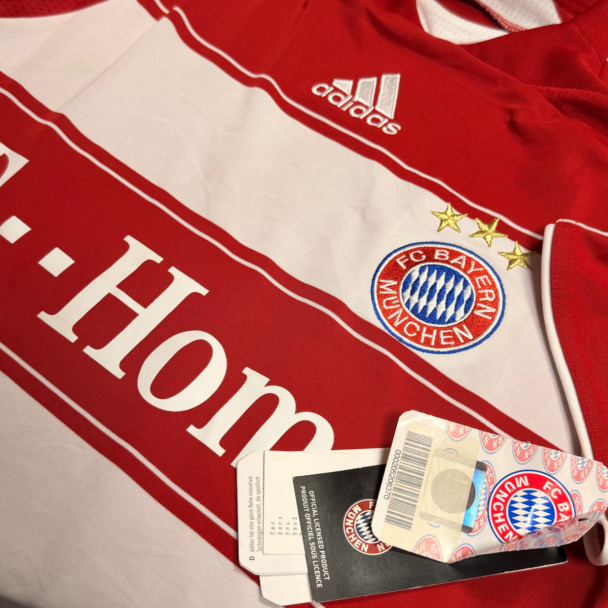2007-08 Bayern Munich Home Shirt [New] L — Looking after your new Bayern Munich football shirt | The Vault