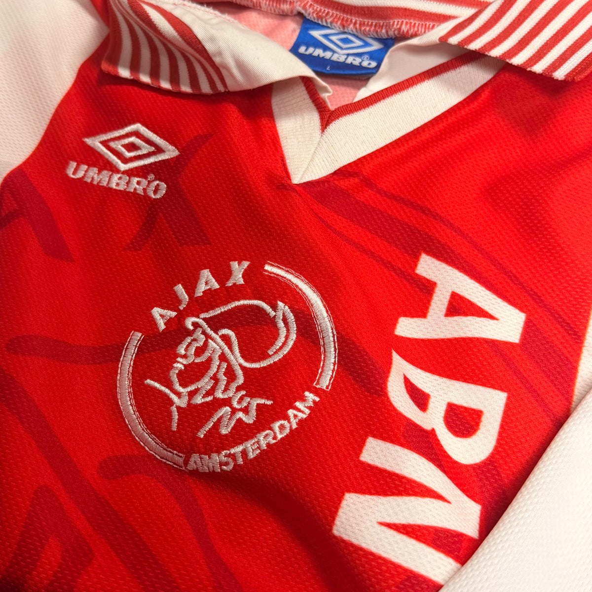 1995-96 Ajax Home Shirt [Perfect] L — How we grade our retro Ajax shirts | The Vault