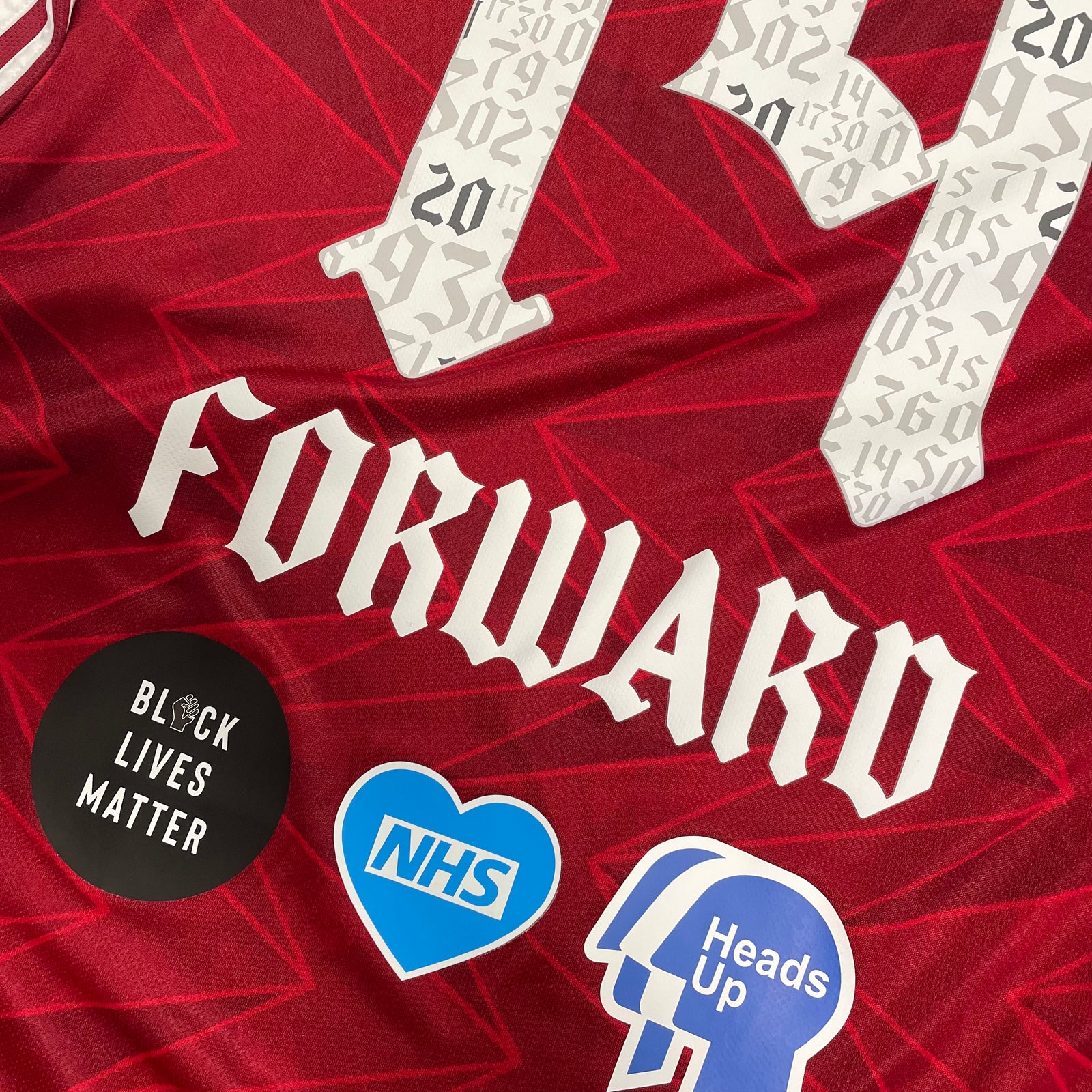 Arsenal 2020 FA Cup Final Home Shirt Forward 14