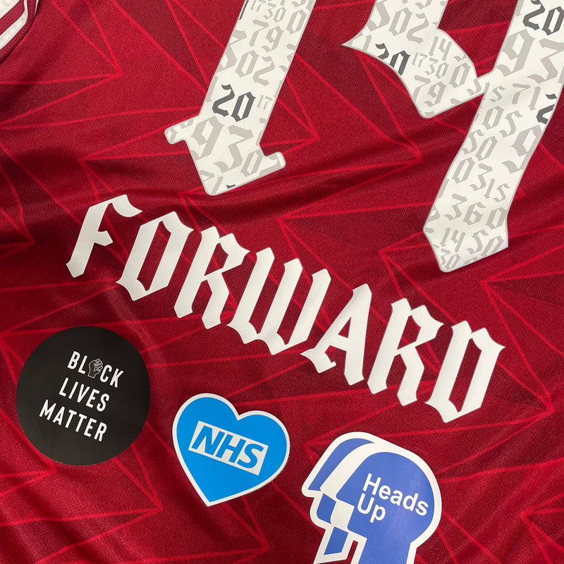 2020 Arsenal Home Shirt FA Cup Final Always 14 Forward [Perfect] L