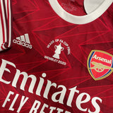 2020 Arsenal Home Shirt FA Cup Final Always 14 Forward [Perfect] L