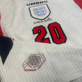 1997-99 England Home Shirt Owen 20 [Excellent] L