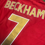 2006-08 England Away Shirt Beckham 7 [Excellent] XXL